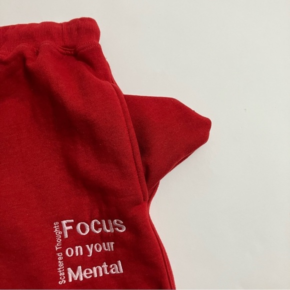 SCATTERED THOUGHTS “Focus on Your Mental” mental health awareness jogger sweats - Picture 7 of 7